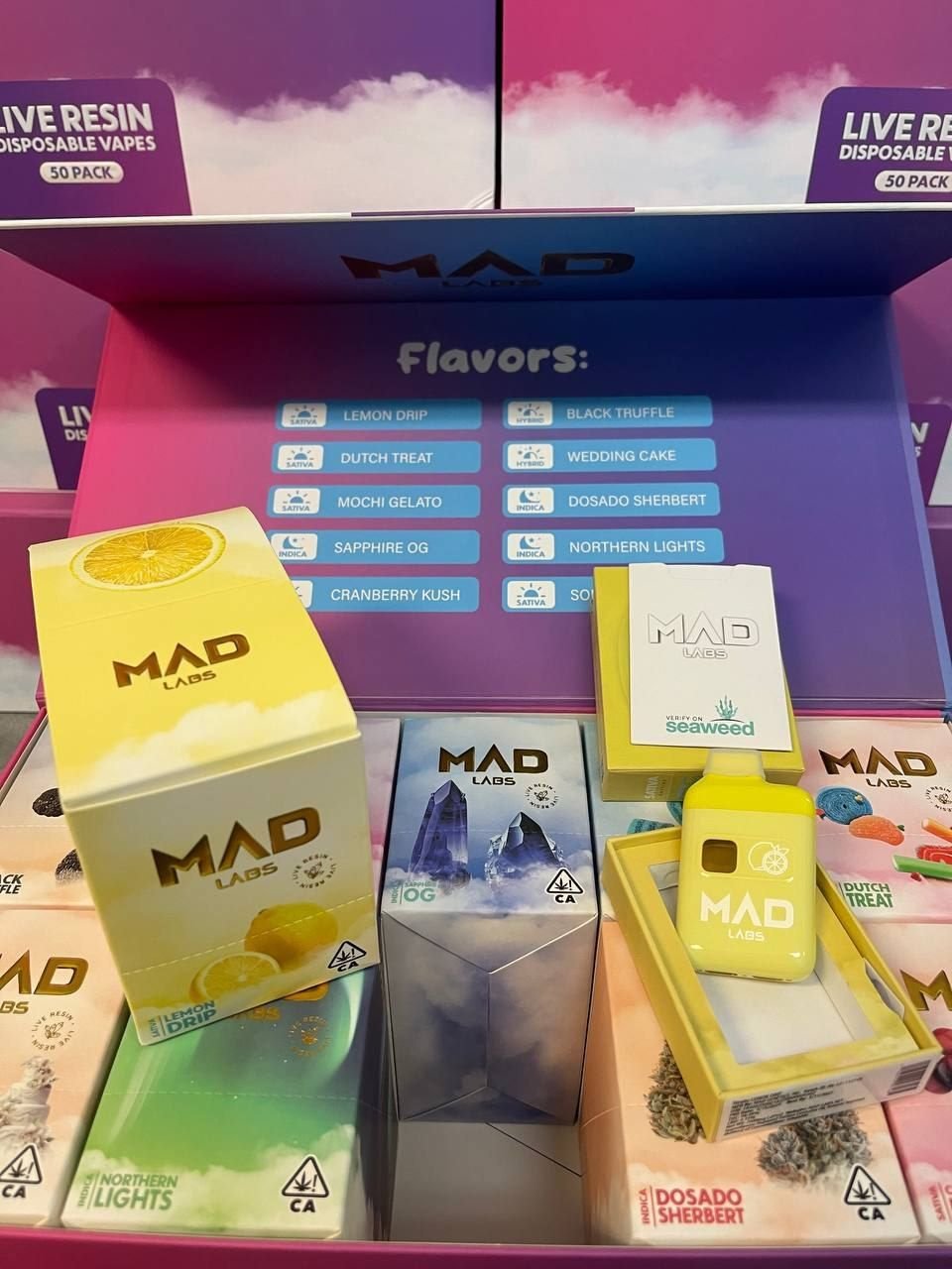 Mad labs live resin 50 count